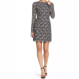 New (NWOT) Dress the Population Marina Crochet Sheath Dress Size Medium